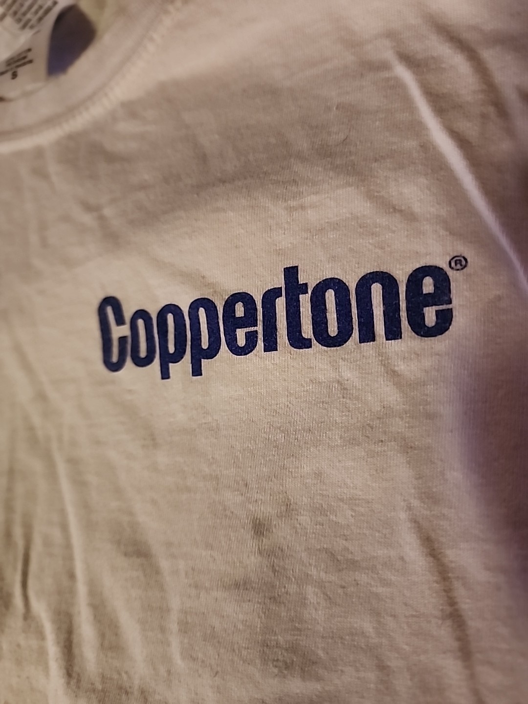Vintage Coppertone Logo Sunscreen Lotion Tee Shirt - Retro 90s - White, Small gallery