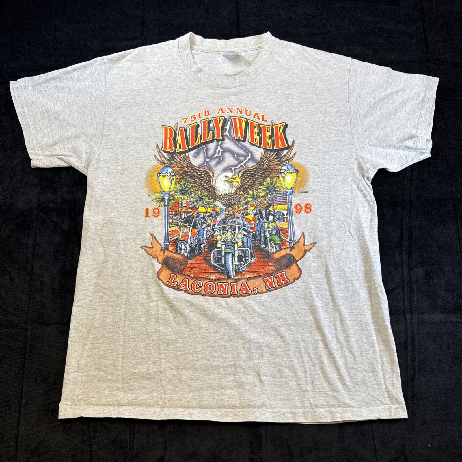 Premier Wear Men’s Tee Rally Week 1998 Laconia, NH Size XL