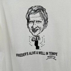 Vtg Tshirt Bill Frieder Coach ASU Monte’s La Casa Vieja Graphic Print Tempe XL