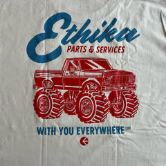 Ethika White With You Everywhere Monster Truck Graphic T-Shirt – Men’s X-Large