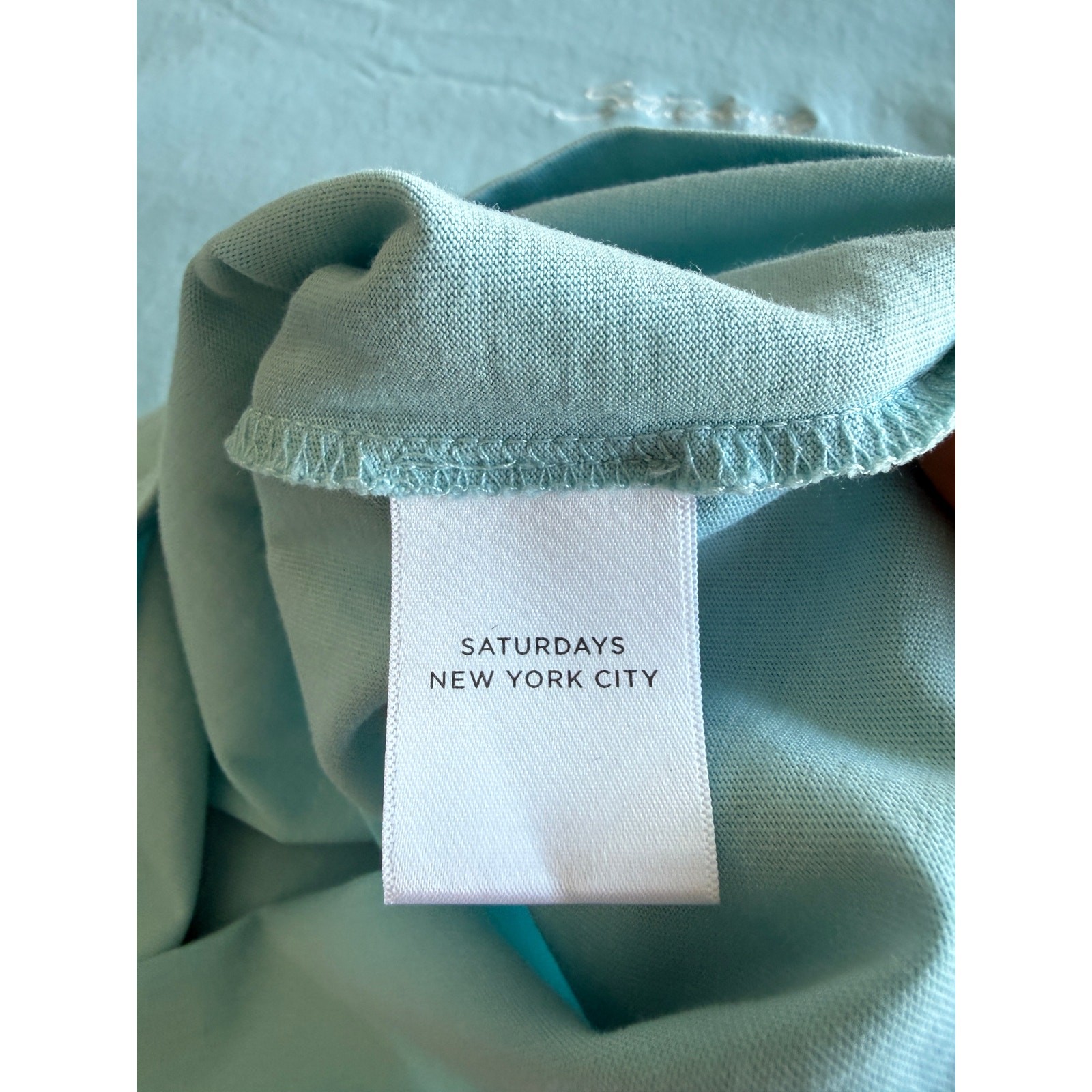 Saturdays New York City Light Blue Long Sleeve T-Shirt Size L gallery