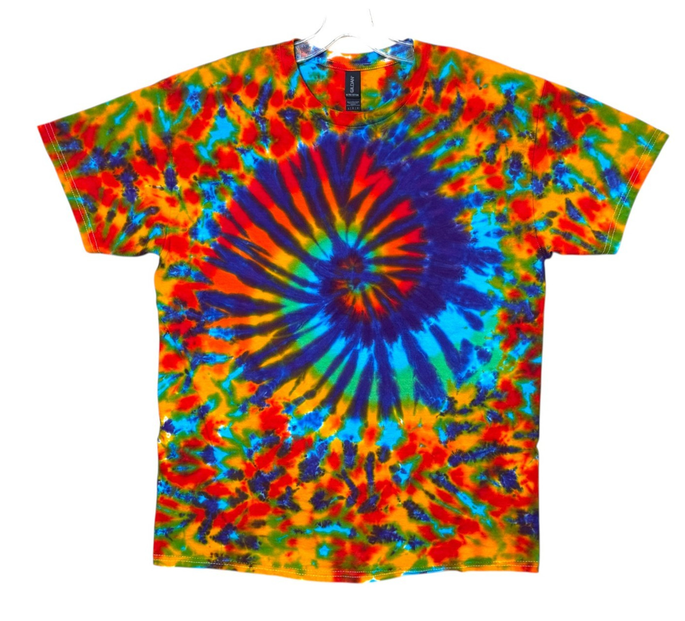 Tie Dye Shirt | Rainbow Spiral Blotter | Handmade | Unisex | Tall | Women’s
