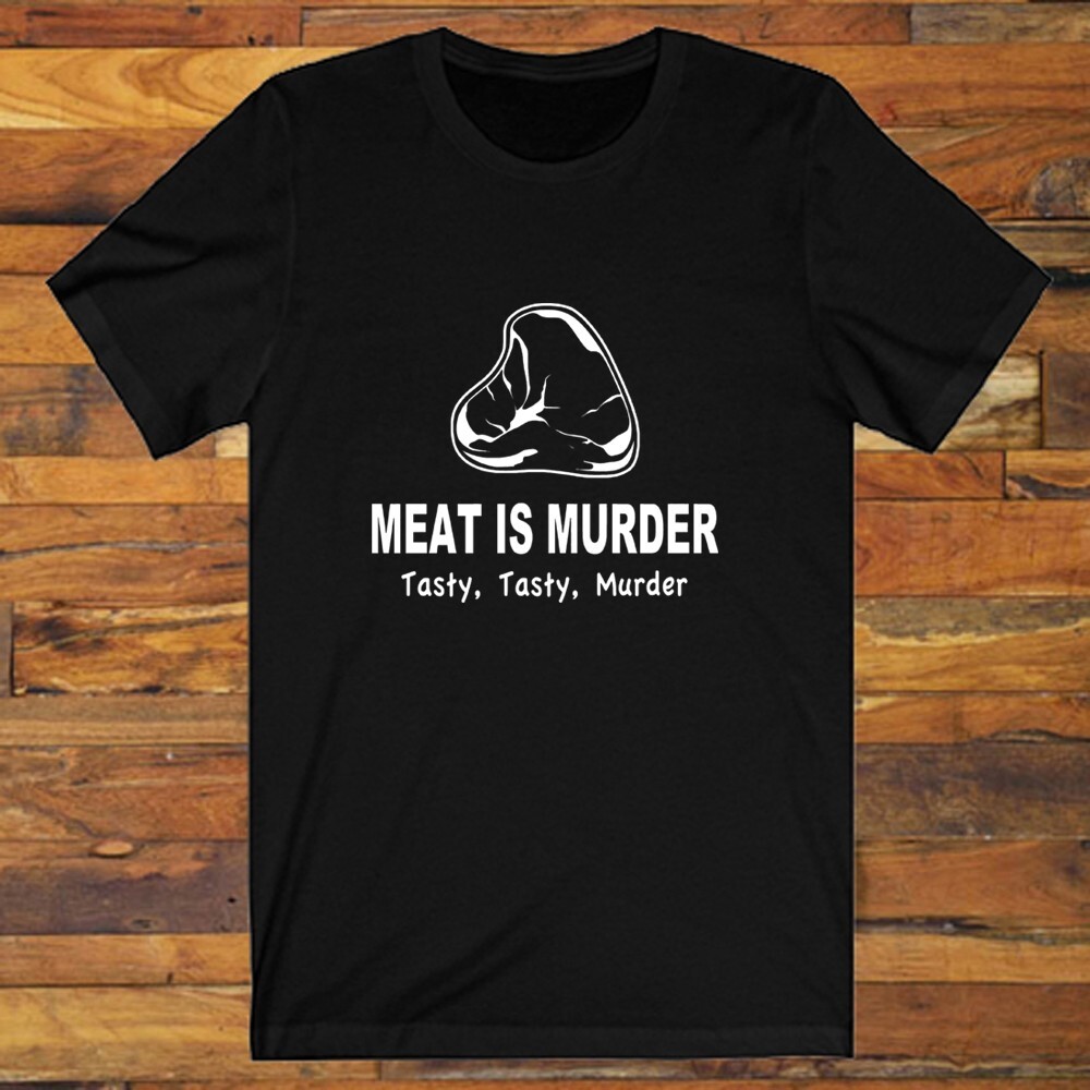 Meat is Murder Men’s Black S-5XL