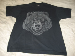 Vintage 80’s Montana Bear Single Stitch Men’s Screen Stars Best T Shirt Med USA