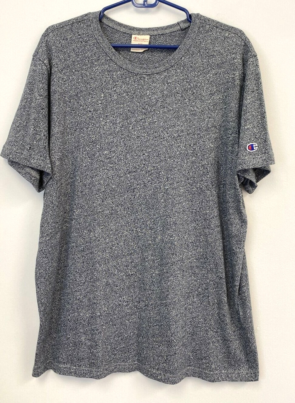 Champion 100% Cotton Heather Charcoal Medium Weight T-Shirt, Men’s Size X-Large