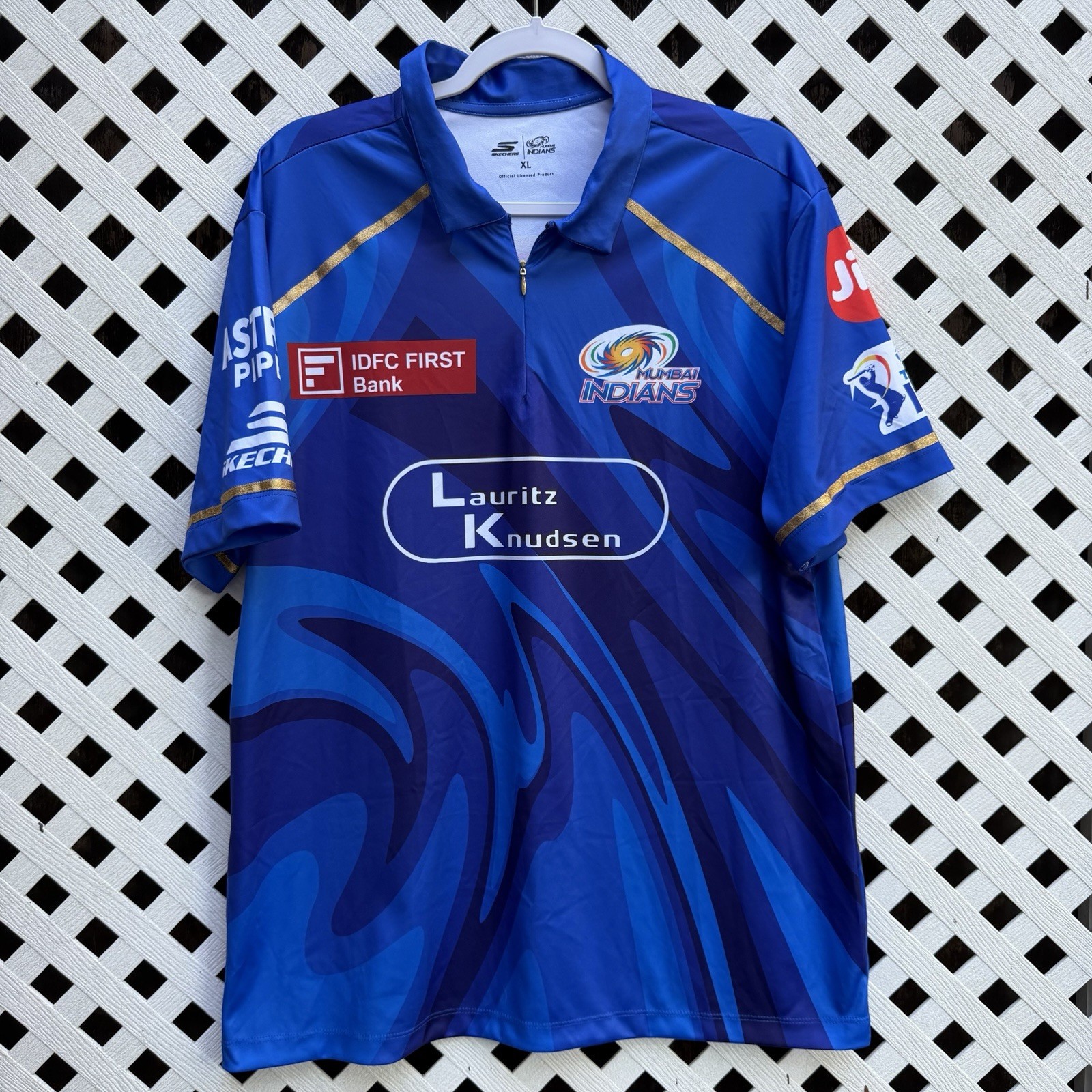 IPL Mumbai Indians 2025 Jersey Shirt Extra Large Cricket T20 Blue Sketchers gallery
