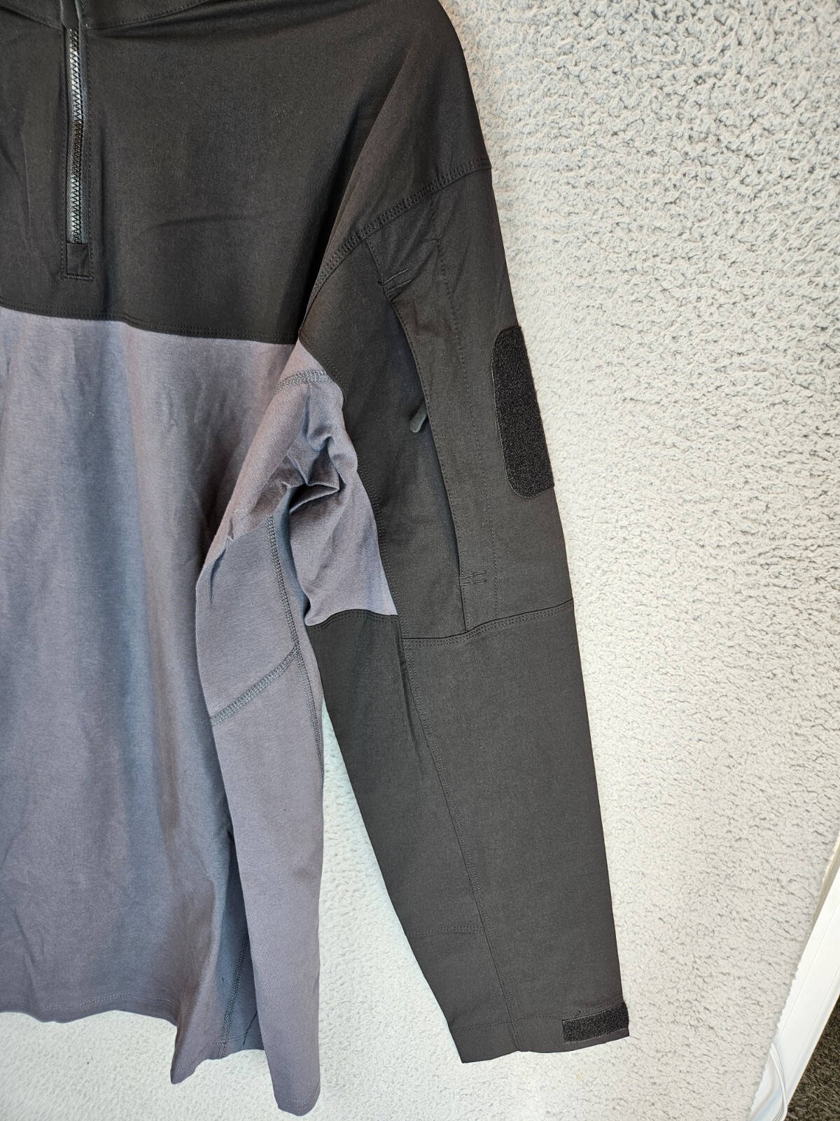 TacVasen Mens Tactical 2XL Shirt Black-Gray Cotton Body Nylon Sleeve Outdoors gallery
