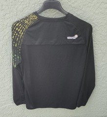 Hook & Tackle Fish Black Green Bull Dolphin L Sleeve T-Shirt 50+ Sun Protection