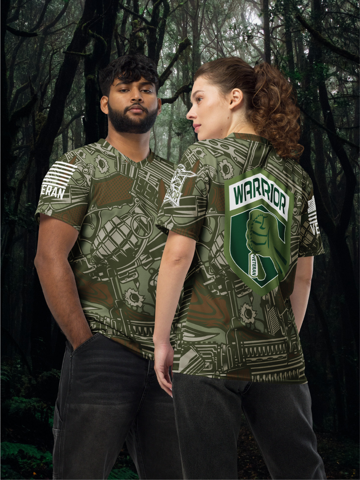 Warrior Recycled unisex sports jersey gallery