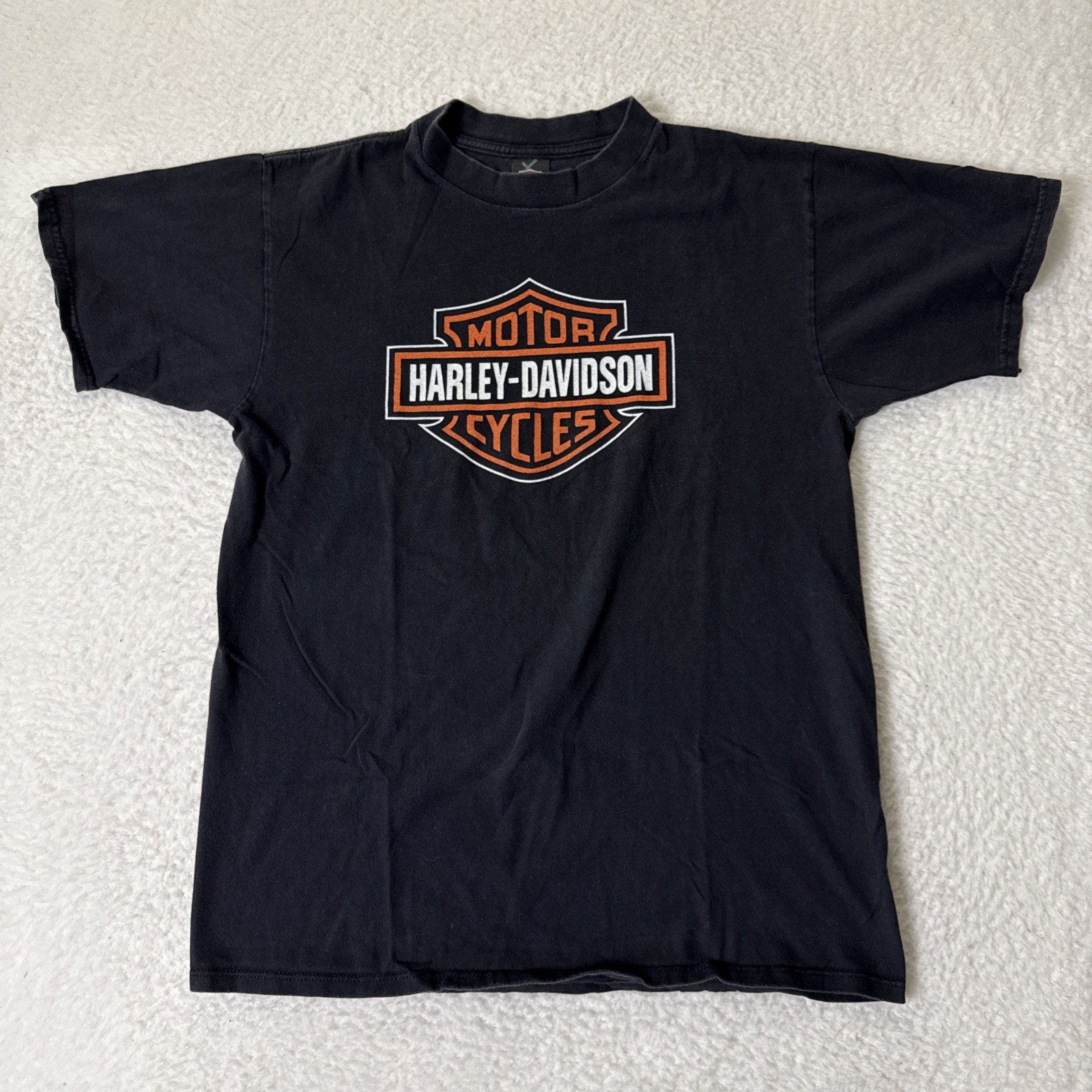 Vintage Harley Davidson Chicago Home of the Blues T Shirt Holoubek Large USA gallery