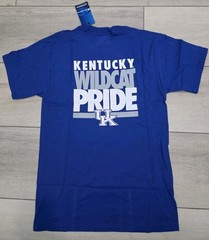 New Kentucky Wildcats Champion Authentic Official NCAA T-Shirt Blue Men’s Size S