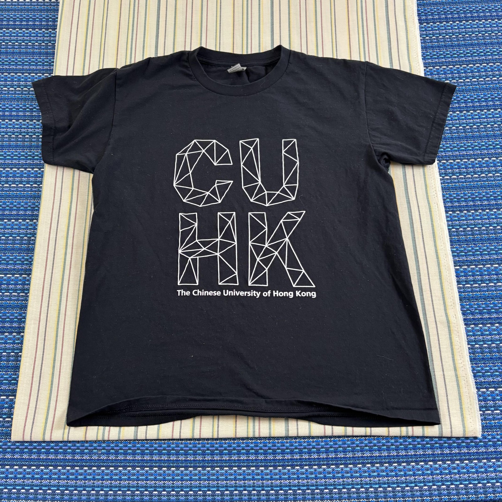 Chinese University Of Hong Kong Shirt Mens XL Black CUHK Exchange Student Tee gallery