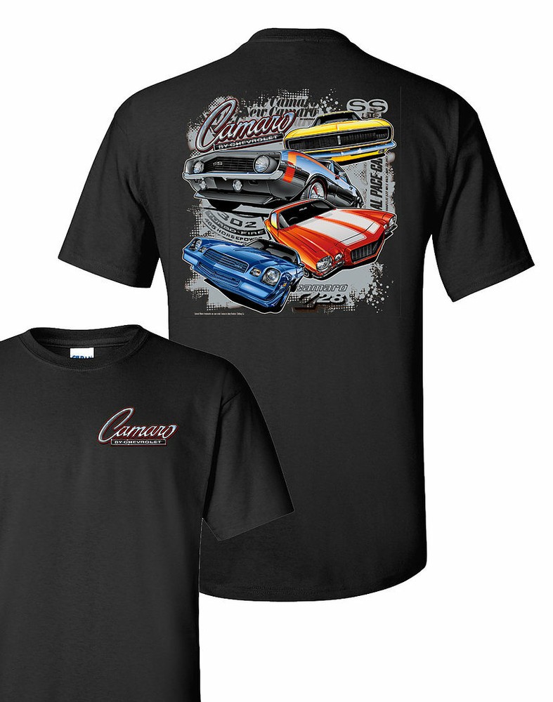 Johny Rockstar Chevy Chevrolet Camaro Early Generations Cars T Shirt TDC-261