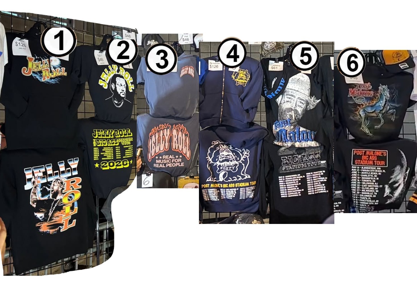 Post Malone The Big Ass Stadium Tour Merch 2026 T-Shirt Or Hoodie remake