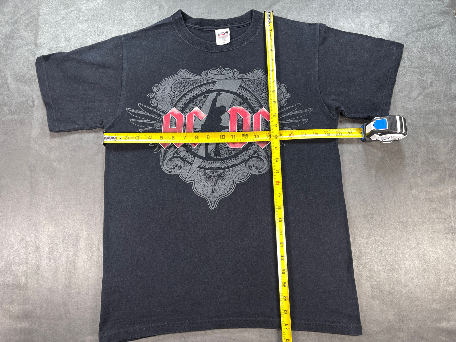 2008 ACDC Back In Black Ice Tour Medium Concert Shirt Money Talks Rock n Roll gallery