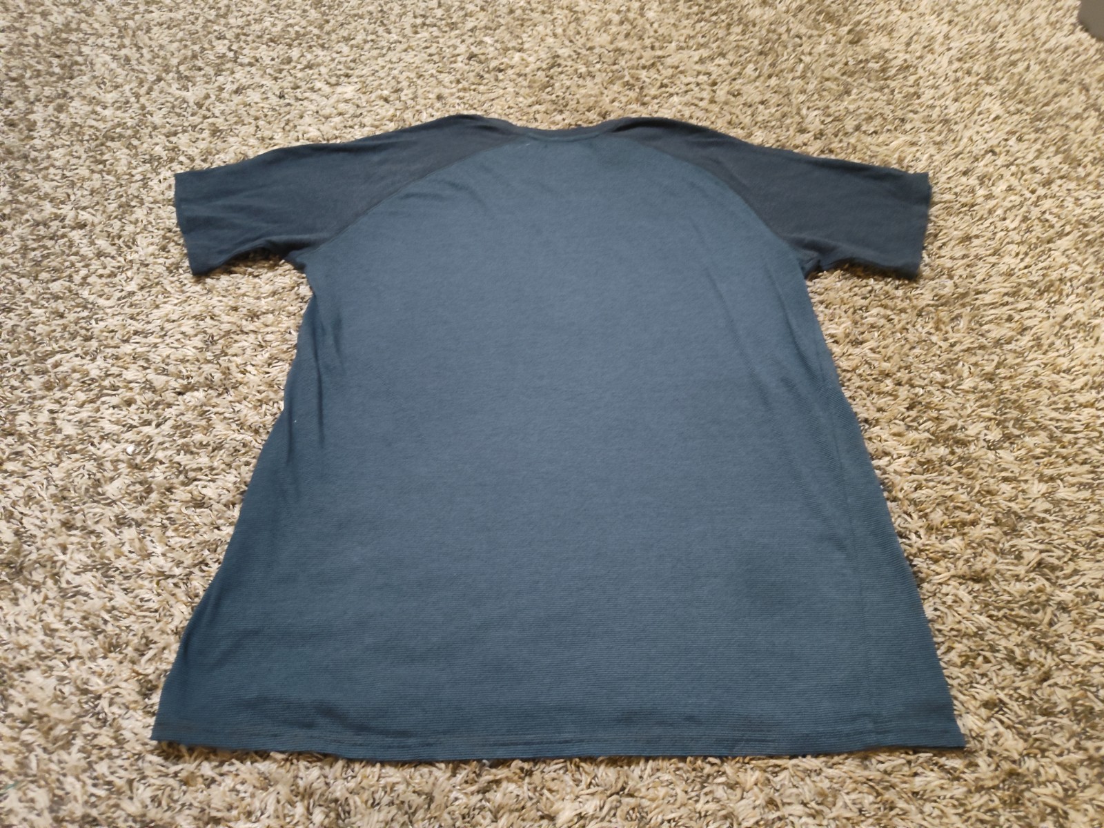 Hurley T Shirt Mens XL Blue Striped Short Sleeve Crewneck Pullover Cotton Poly gallery