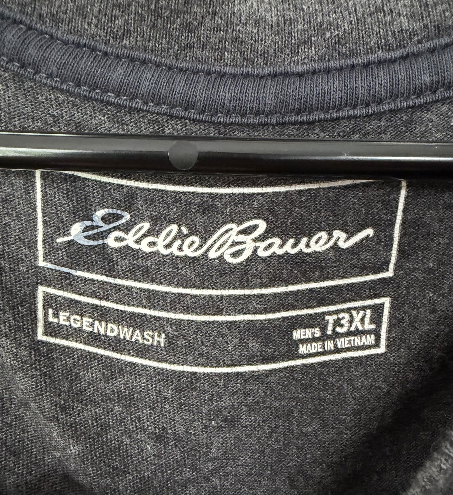 Eddie Bauer Men Big & Tall T3XL Gray Crew Neck Short Sleeve Tee gallery