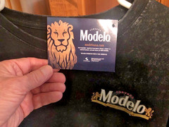 Modelo Men’s T-Shirt Size X-Large/Front-Back Graphics/Faded-Worn Look New w/Tags