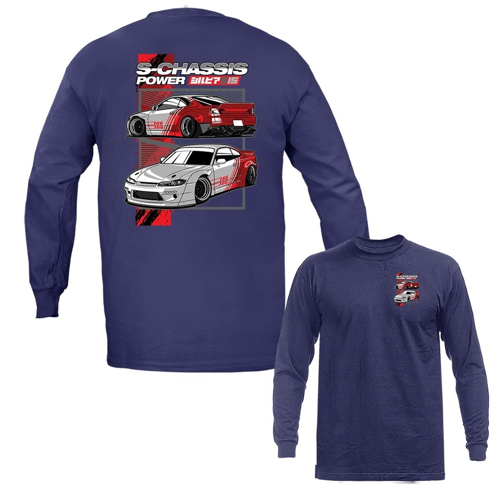 S15 Legends Imported Tuned Custom JDM Sports Car Long Sleeve T-Shirt