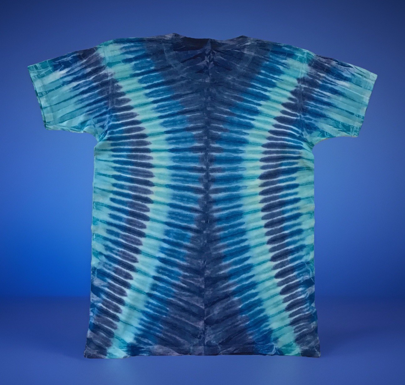 *New* 2XL - Sm Handmade Tie Dye, Bender Blue, Crew or V-Neck gallery