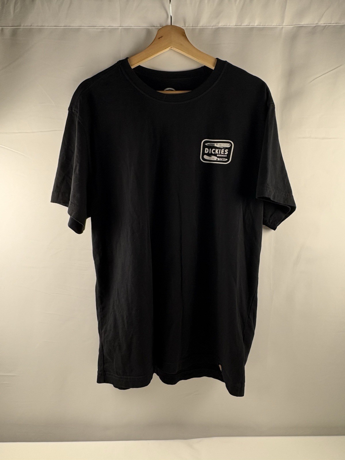 Dickies Workwear Black Graphic T Shirt Large Utility Skater Tee gallery