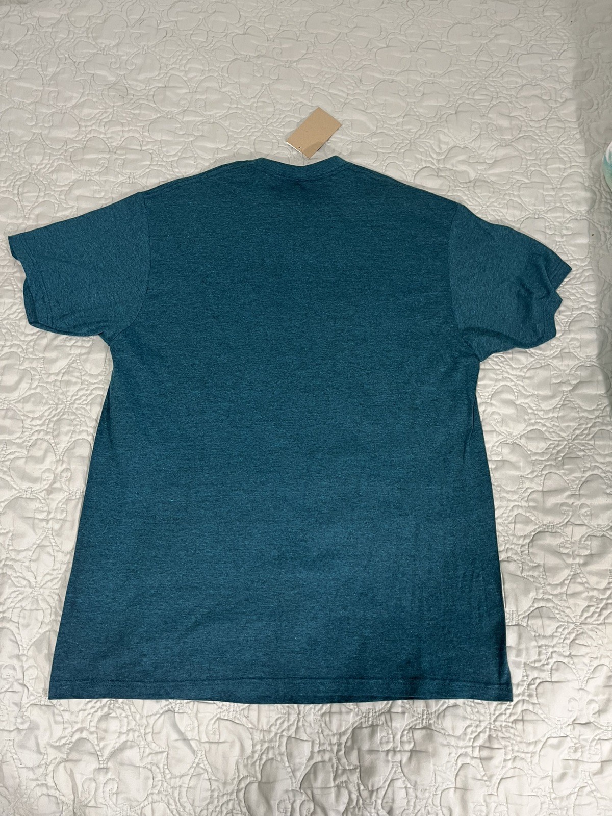 Levi's Short Sleeve Logo T Shirt - XL- Dark Teal Blue Green 50 cotton 50 poly gallery