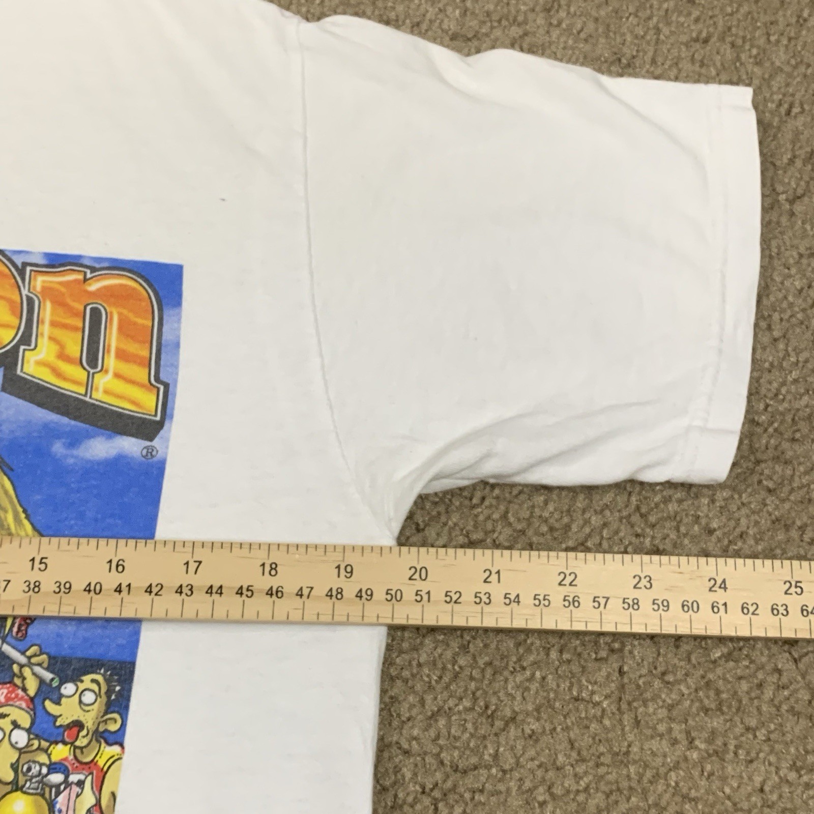 Vtg 90s Big Johnson Mens Medium White Short Sleeve Shirt Funny NSFW Adult Humor gallery