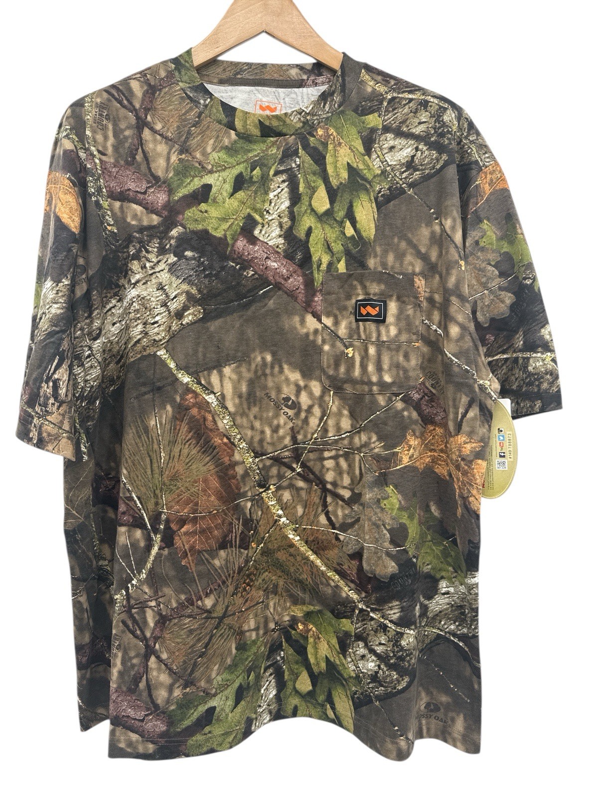 Walls Mossy Oak Camo Pocket T-Shirt Men’s XL Short Sleeve Hunting Tee NWT gallery