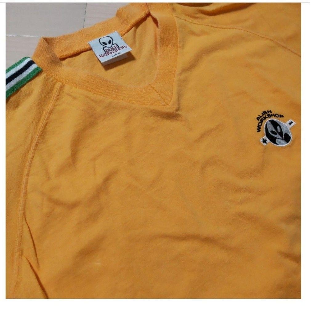 ALIEN WORKSHOP Line-Stitch Raglan Tee Size L Sunflower Yellow gallery