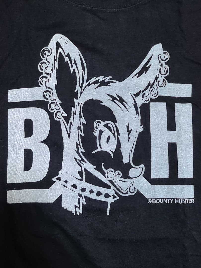 BOUNTY HUNTER x RISK Collab T-Shirt Black XL Harajuku Punk Rock Graphic Rare gallery