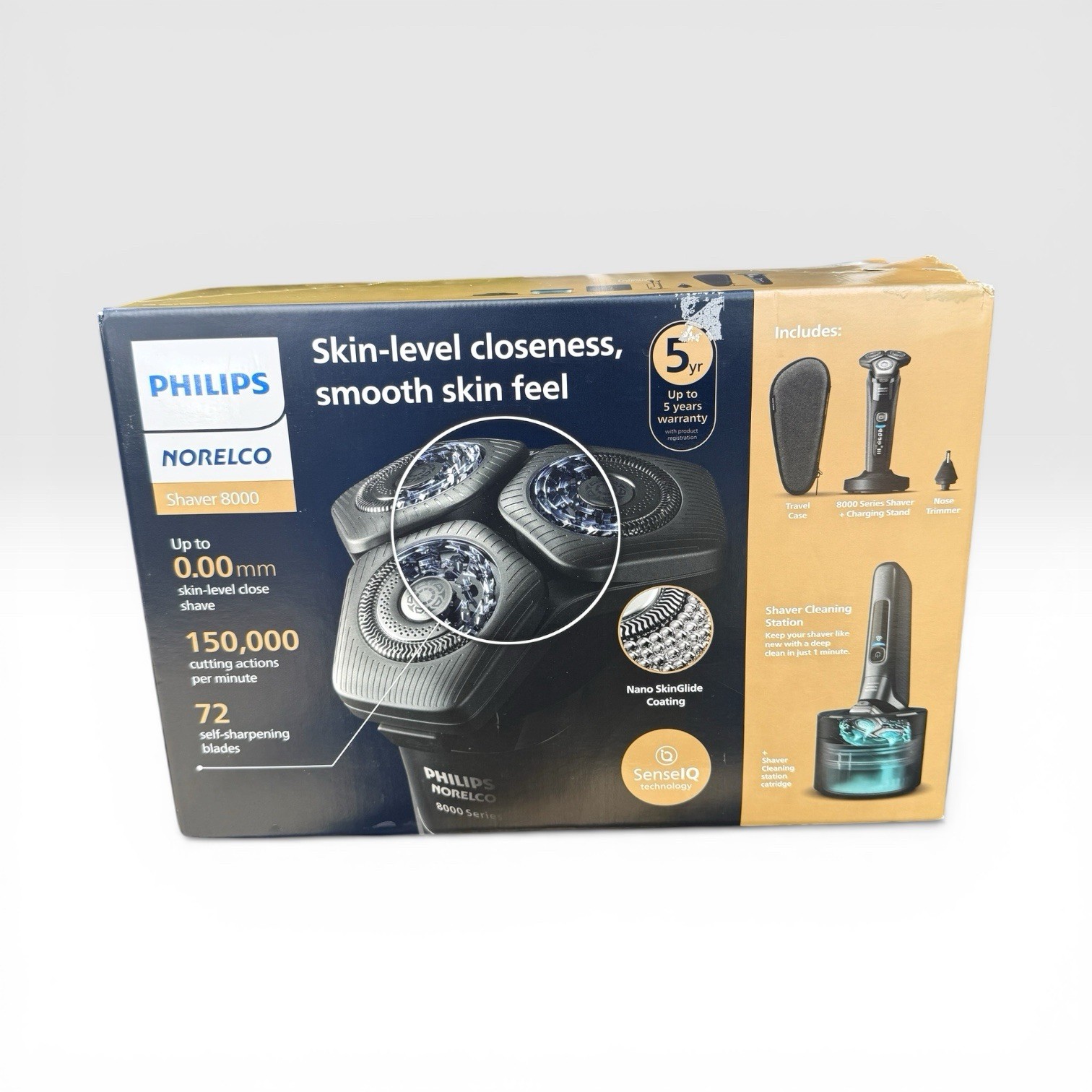 Philips Shaver 8000 Electric Shaver With SenseIQ Technology – Lightly Used Clean