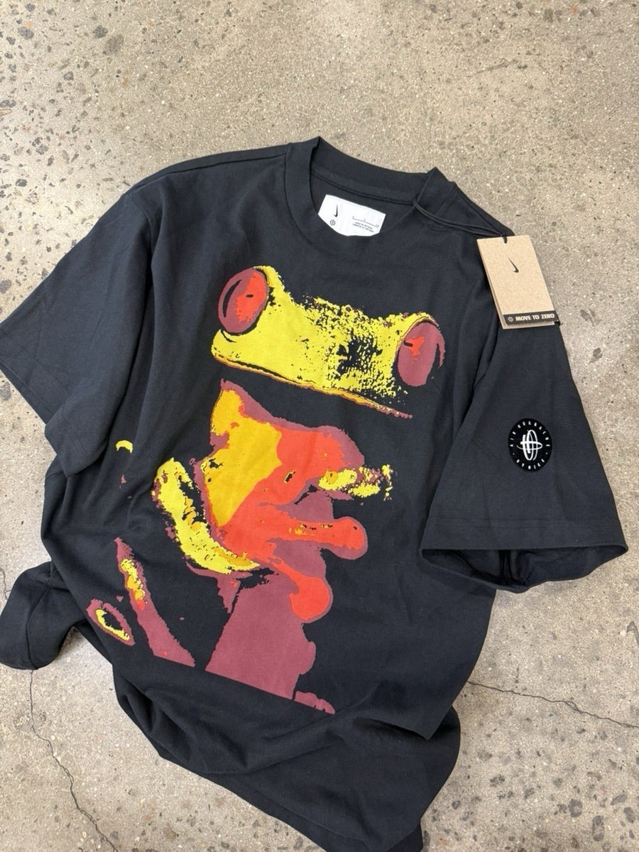 Nike Huarache Frog Short-Sleeve T-Shirt FB2760-010 ⭕️Sz M New