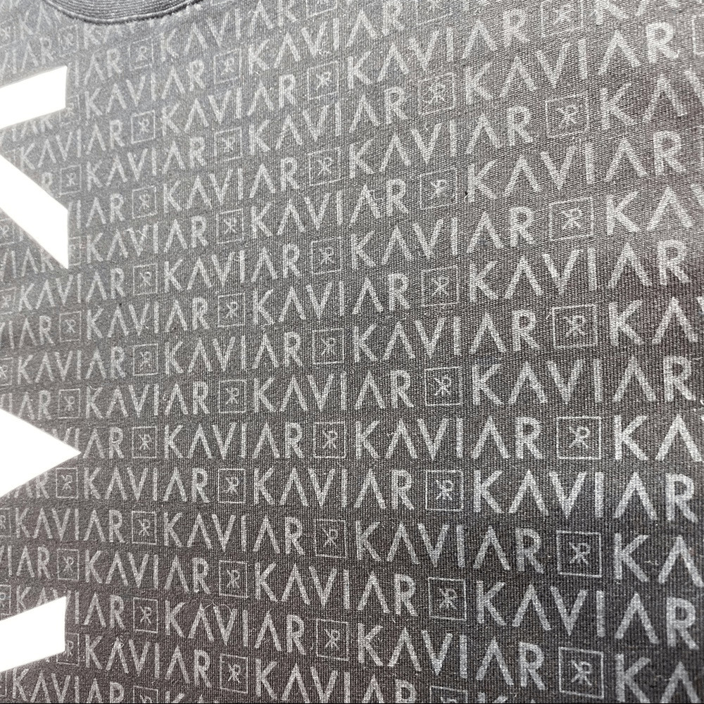 Kaviar Oak and Marble Private Label Black T-Shirt Size Large gallery