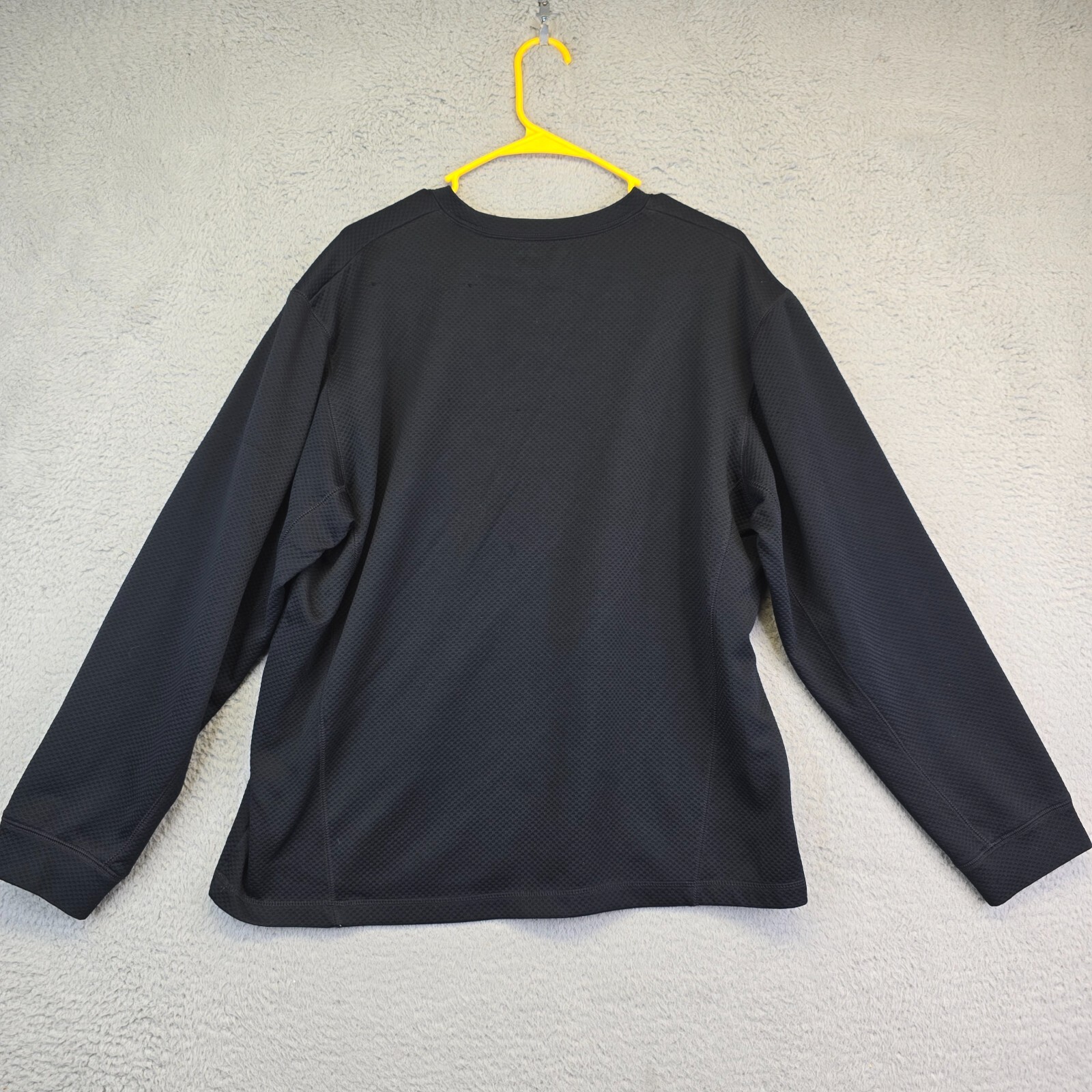 Old Navy Thermal Shirt Mens L Black Crew Neck Long Sleeve Base Layer Warm gallery