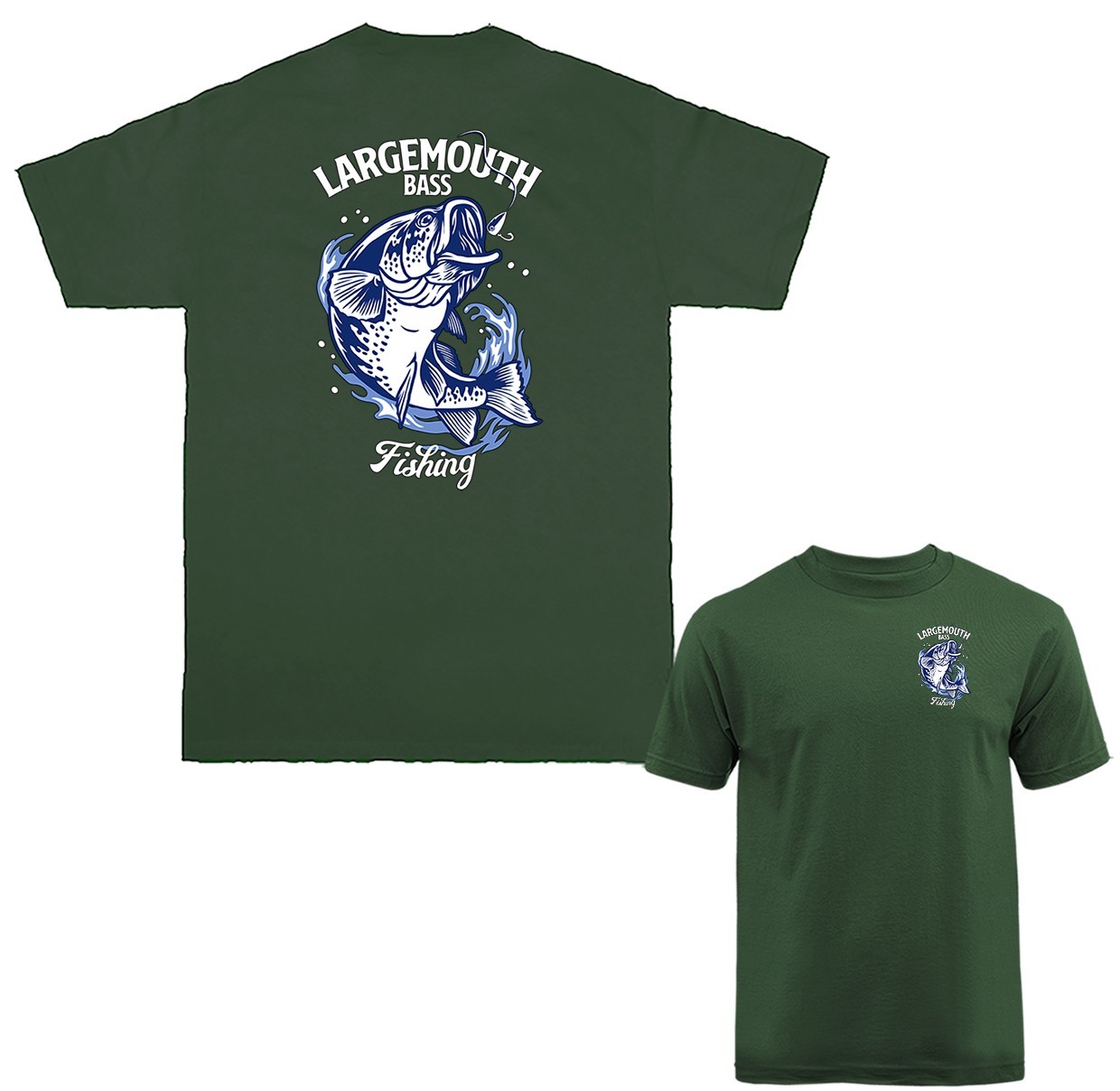 Largemouth Bass Legend Fishing Outdoor Sports T-shirt gallery
