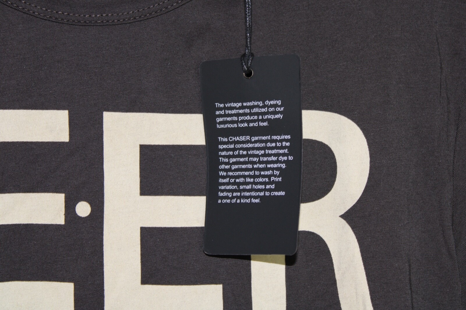 NWT Chaser Charcoal Dark Grey BEER T-Shirt Beer Enjoy Empty Refill Size Large gallery