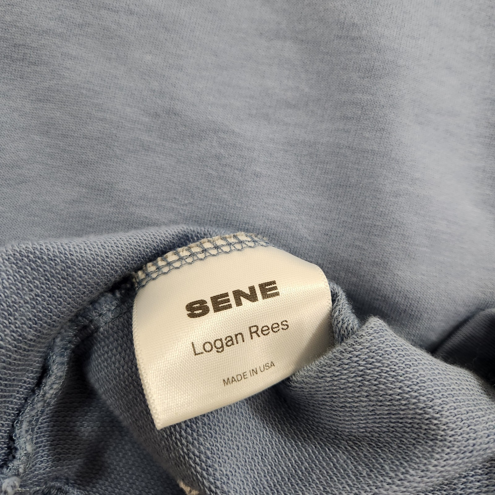 Sene T-Shirt Mens Medium Blue Short Sleeve Lightweight Supima Cotton Tee Preppy gallery