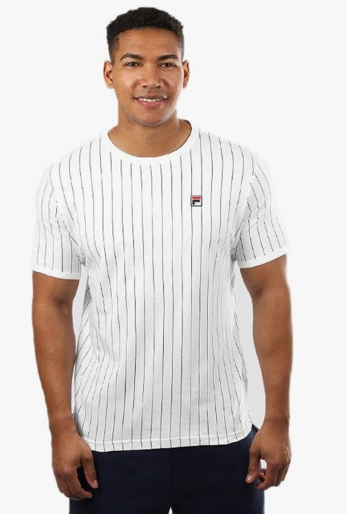 Fila Men’s Guillo Tee White/Peacoat, Vintage Soccer Style, XXL 🎈FREE SHIP🎈