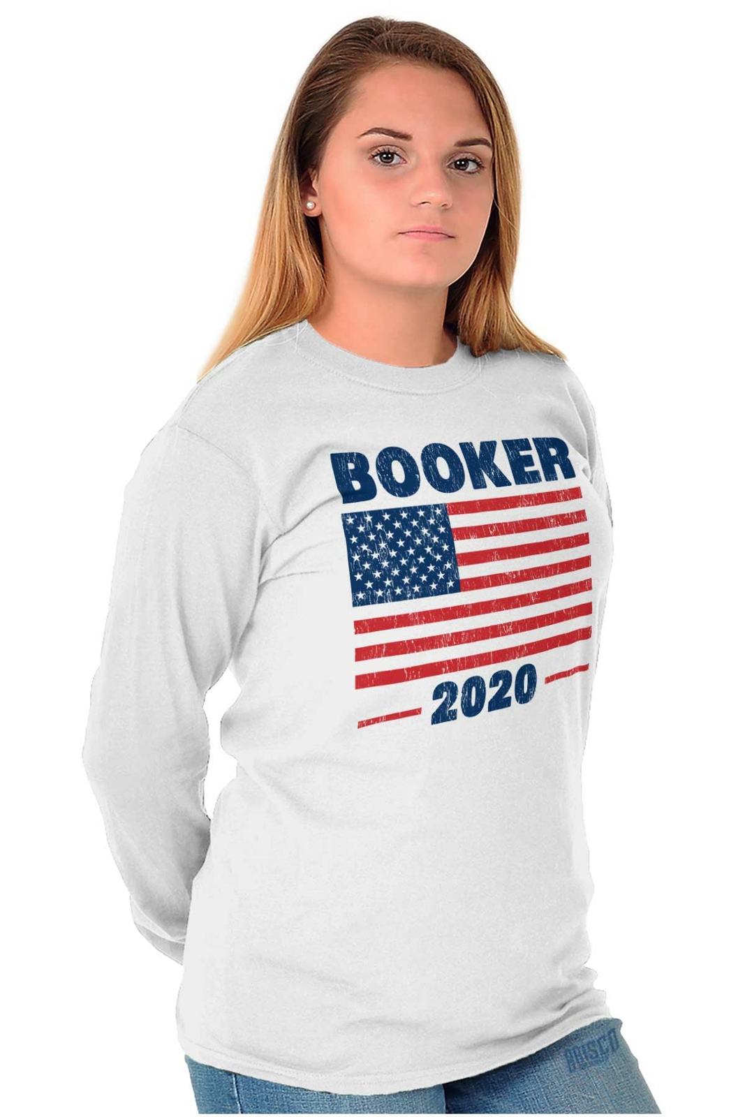 Election American Campaign Booker 2020 Gift Long Sleeve Tshirt Tee for Adults gallery