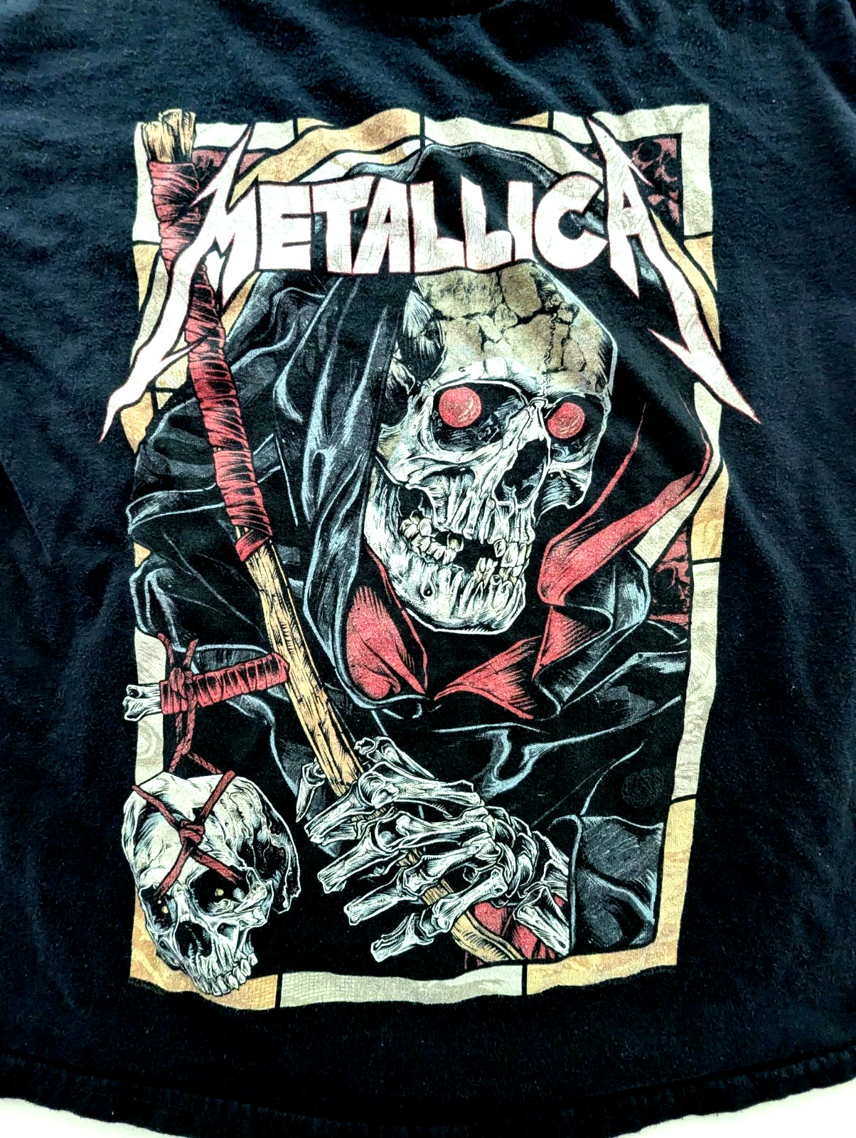 Metallica Gilden Heavy Cotton Black Short Sleeve T- Shirt Mens Large L gallery