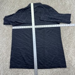 Under Armour Heatgear 1/4 Zip Training Shirt Mens Fitted XL Black Long Sleeve
