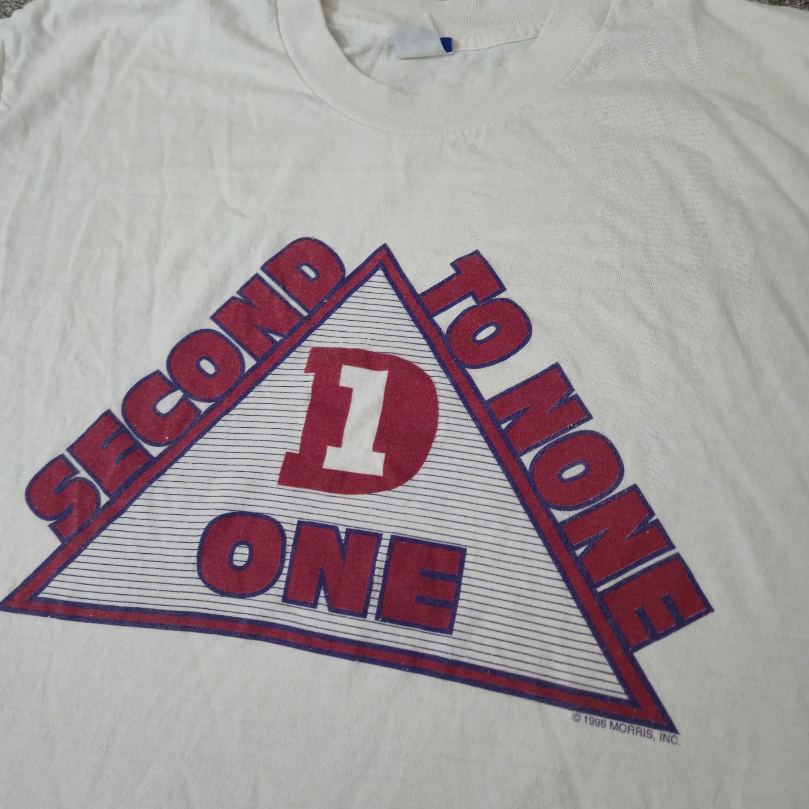 Vintage 1996 Converse Chuck Taylor T Shirt Size XL Star Second To None D1 White gallery