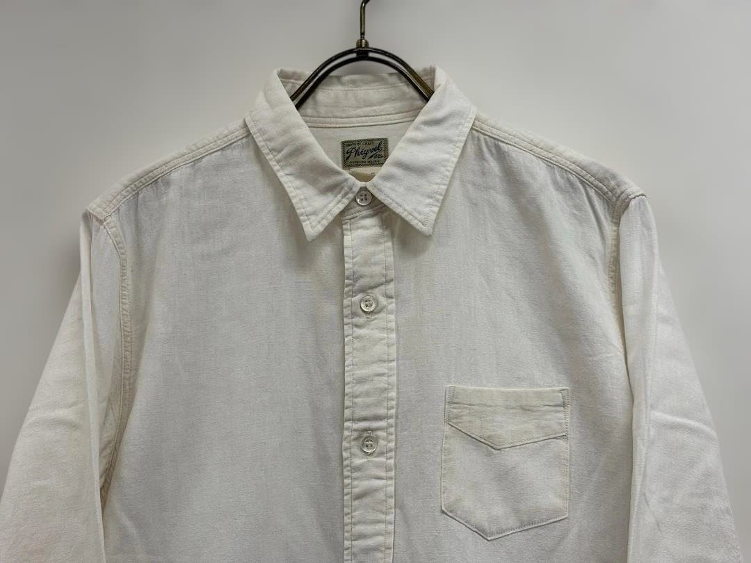 Phigvel Selvedge Chambray Shirt White Size M PMQ-LS09 gallery