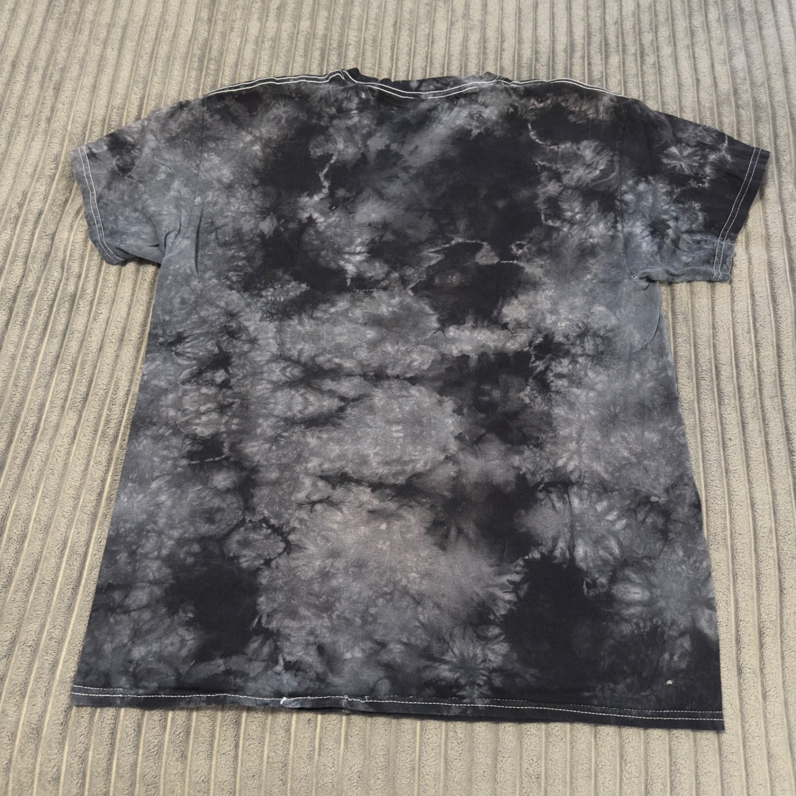 Hype T-Shirt Mens XL Black Tie Dye Graphic Street Wear Short Sleeve Skate Grunge gallery