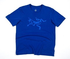 Auth Men’s Arcteryx Archaeopteryx Blue Cotton Outdoor Casual t Shirt Size M