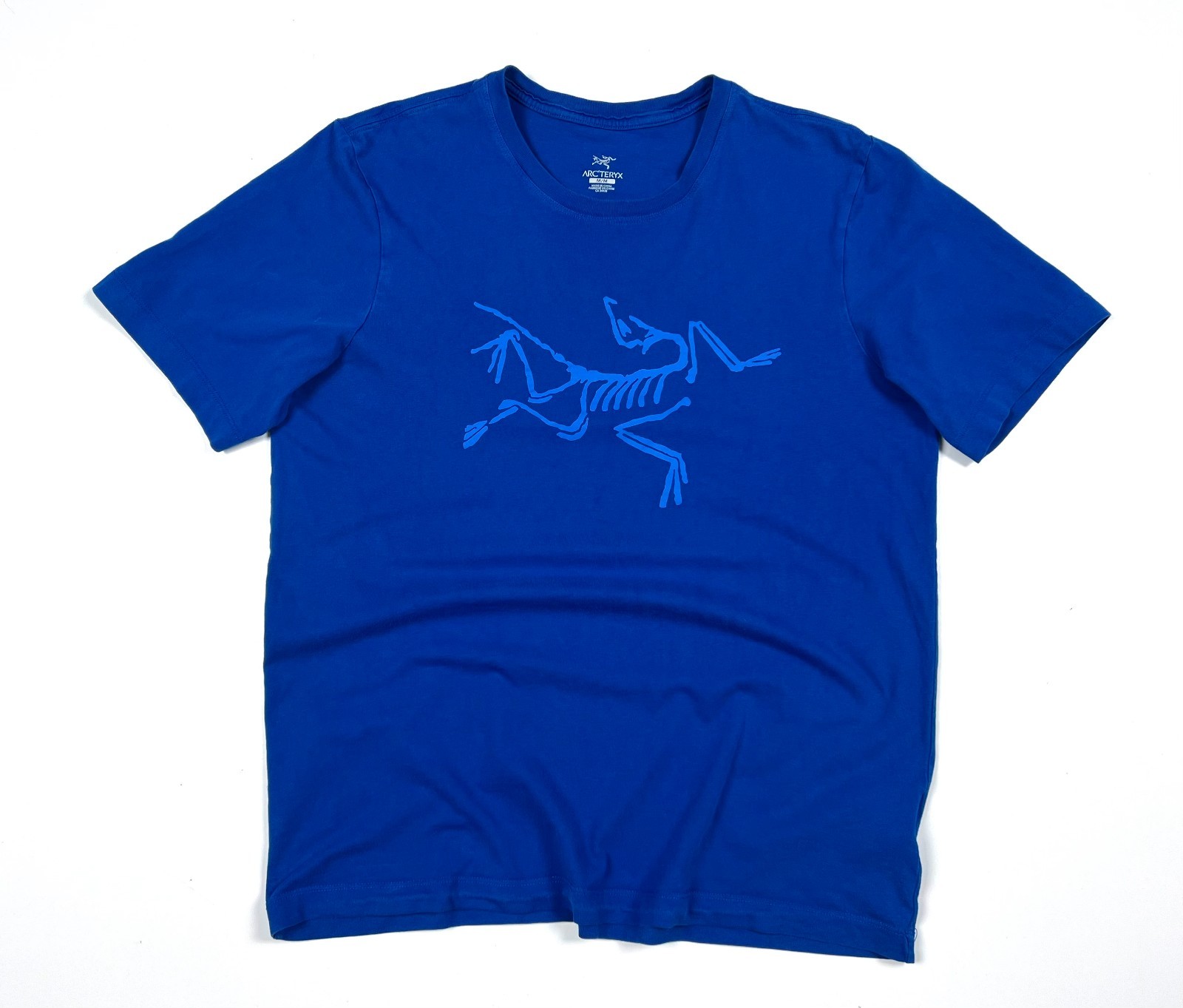 Auth Men's Arcteryx Archaeopteryx Blue Cotton Outdoor Casual t Shirt Size M gallery