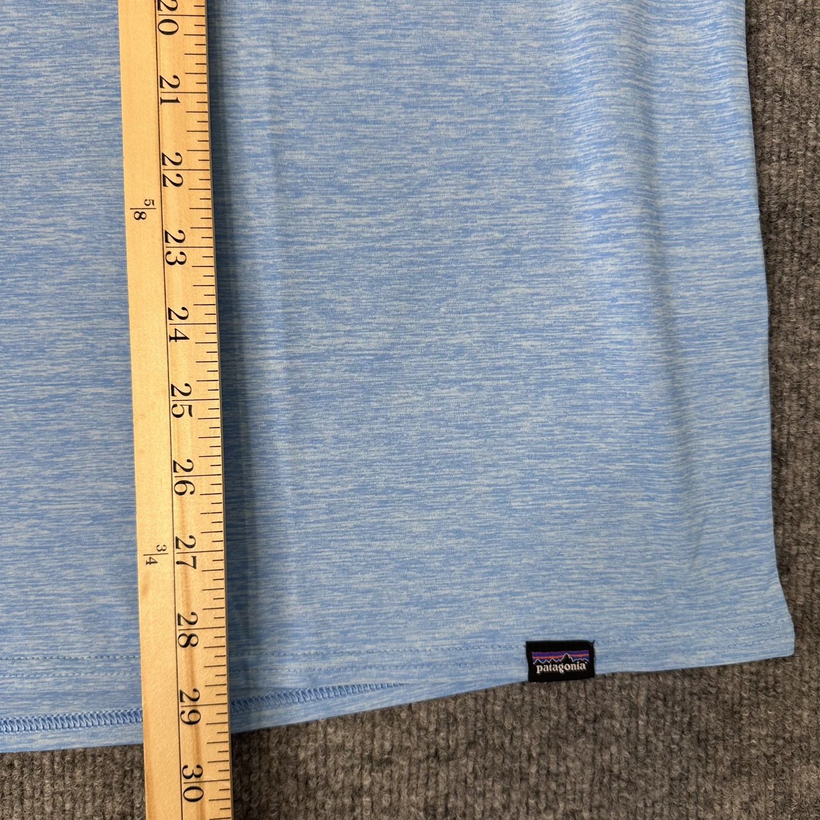 Patagonia Shirt Mens XL Blue Short Sleeve Hiking Lightweight recycled gallery