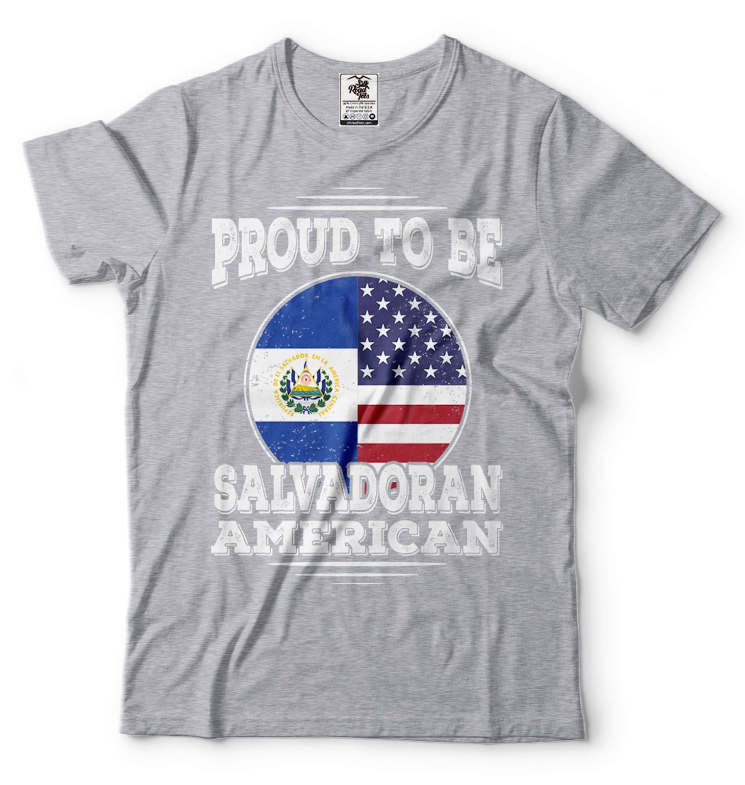 Proud To Be Salvadoran American Tee El Salvador Patriotic Shirt El Salvador Tee gallery