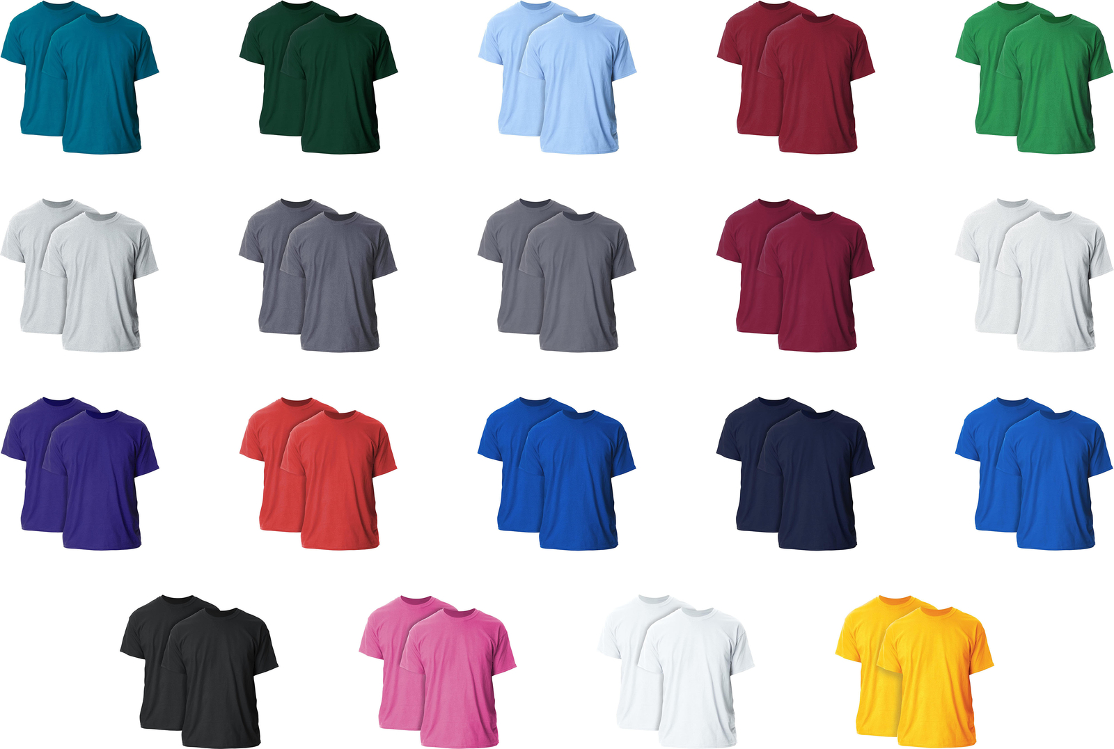 Gildan Men's Ultra Cotton Adult T-Shirt (2 Pack) gallery