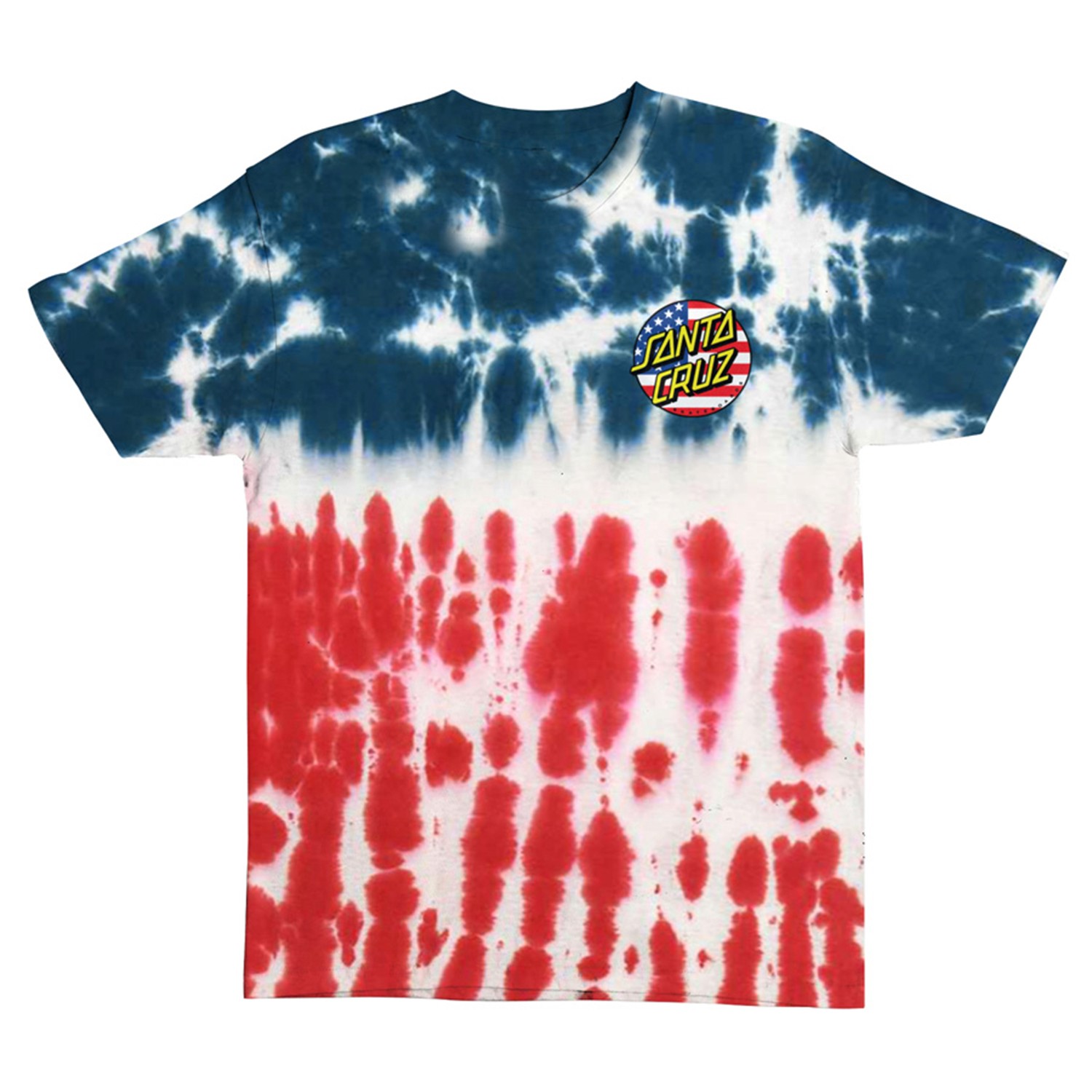 Santa Cruz Skateboards Shirt July 4th Dot V2 Flag gallery